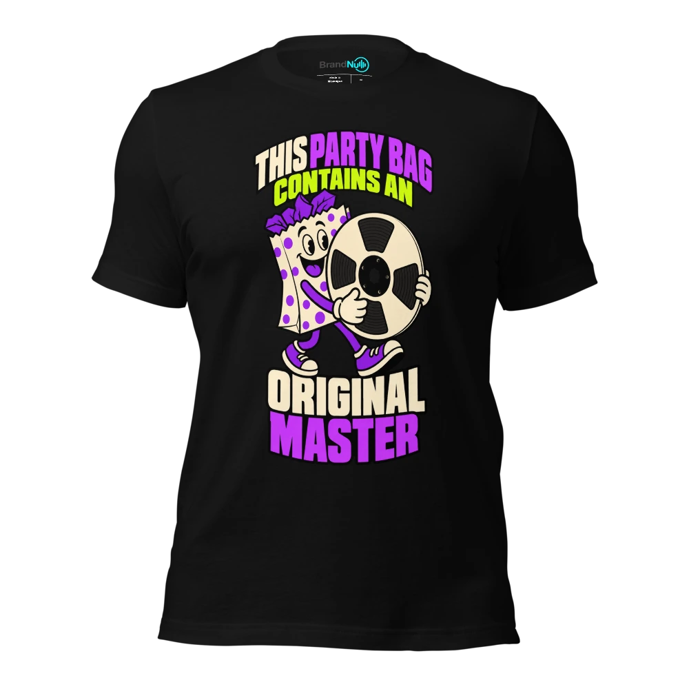 THIS PARTY BAG CONTAINS AN ORIGINAL MASTER T Shirt Black Front