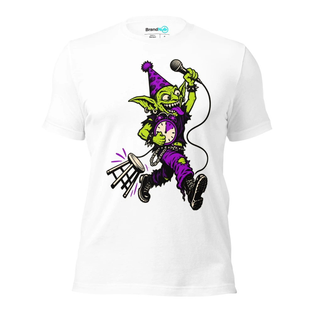 THE BIRTHDAY GOBLIN HAS STOLEN MY SET BREAK T Shirt White Front