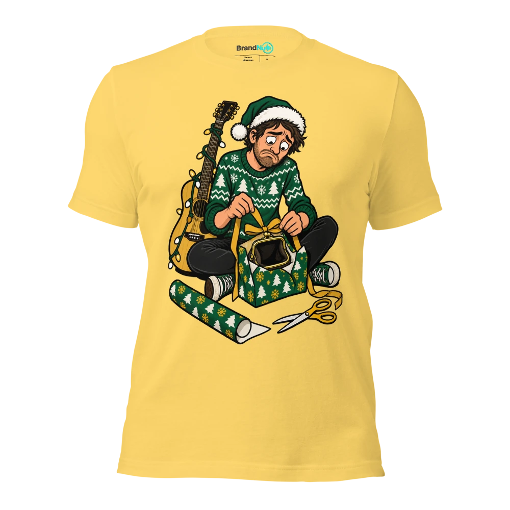 I BOUGHT MYSELF THE GIG FEE THEY OWE ME T Shirt Yellow Front