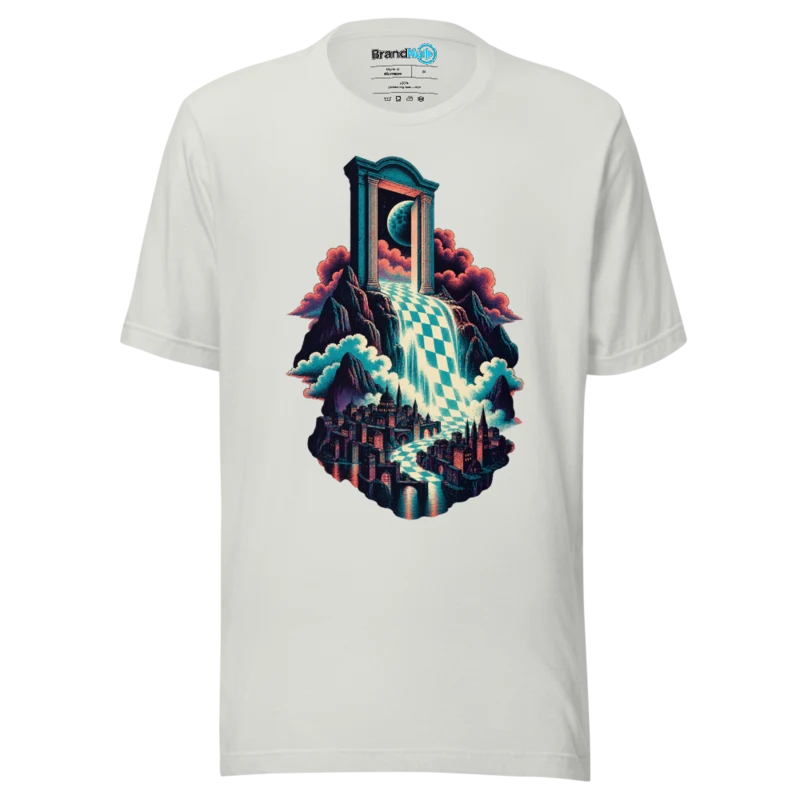 Liquid Doorway T Shirt - Asphalt