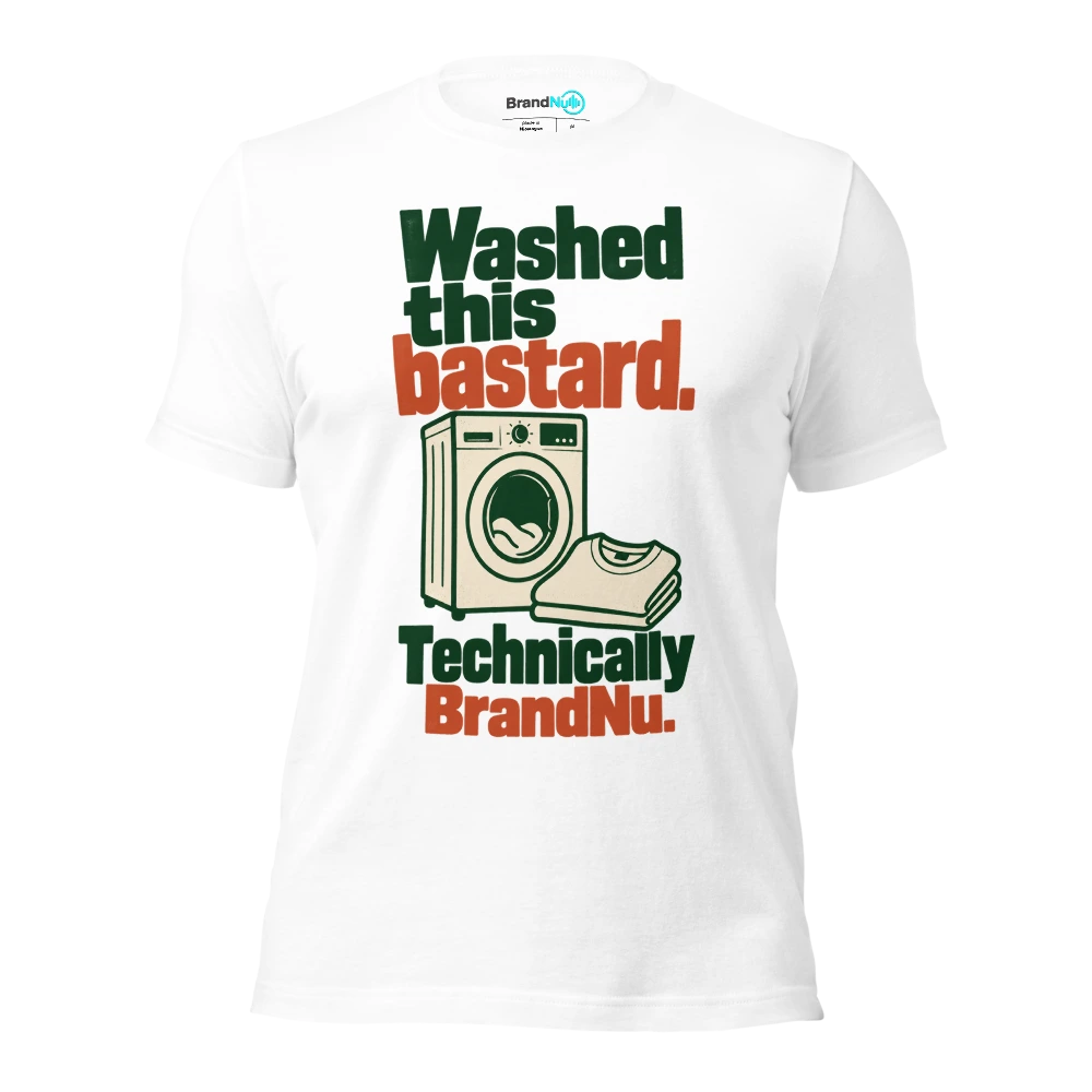 Washed this bastard. Technically BrandNu T Shirt White Front