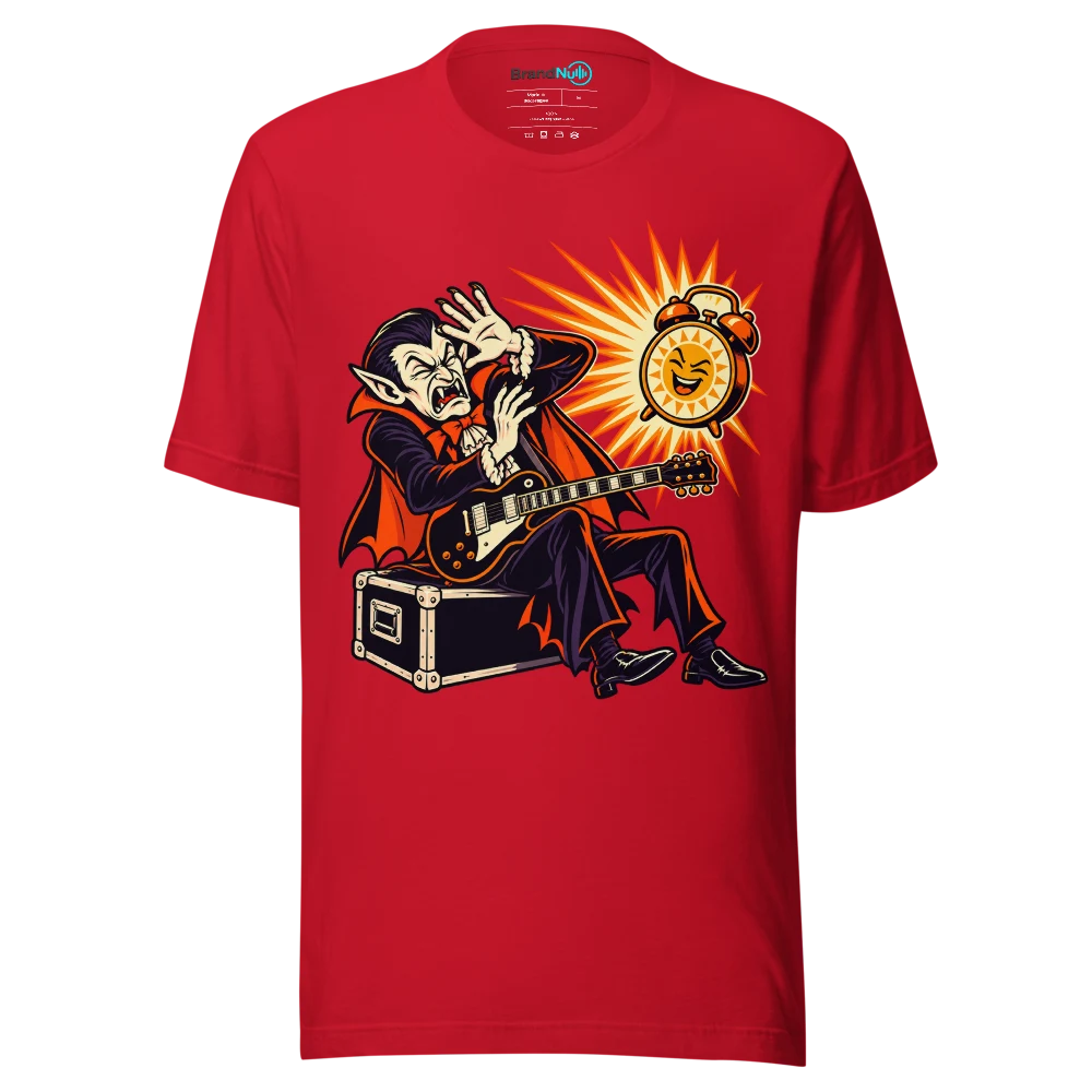 I ONLY DO NIGHT GIGS FOR OBVIOUS REASONS T Shirt Red Front