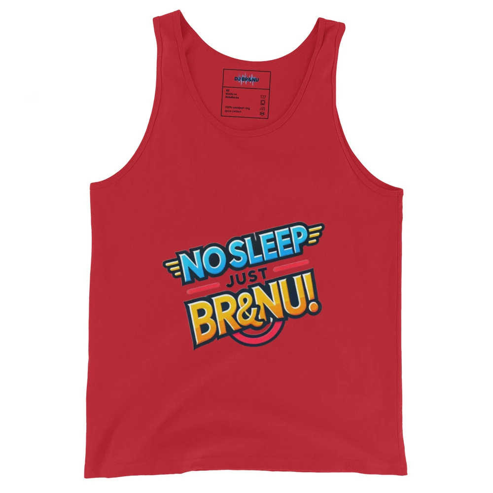 No Sleep Just BrandNu Tank Top Bold Winged Style