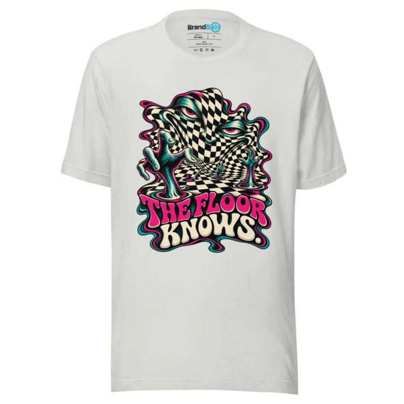 The Floor Knows T Shirt - Asphalt