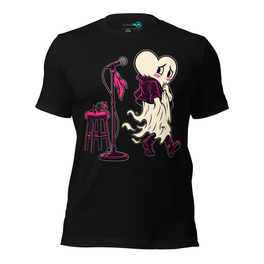 THE ROMANCE GHOST HAS LEFT BEFORE THE ENCORE T Shirt Black Front