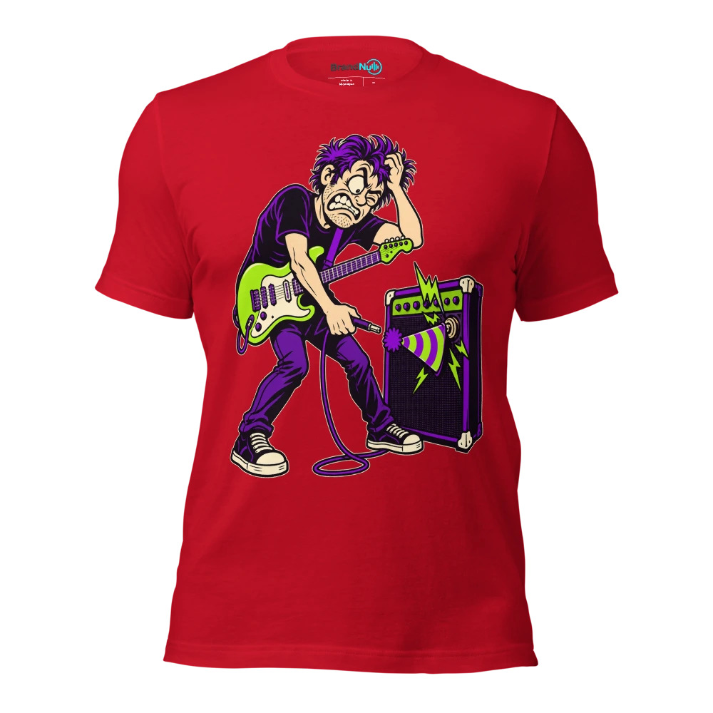 THIS PARTY HAT IS A STRICT GENRE POLICY T Shirt Red Front