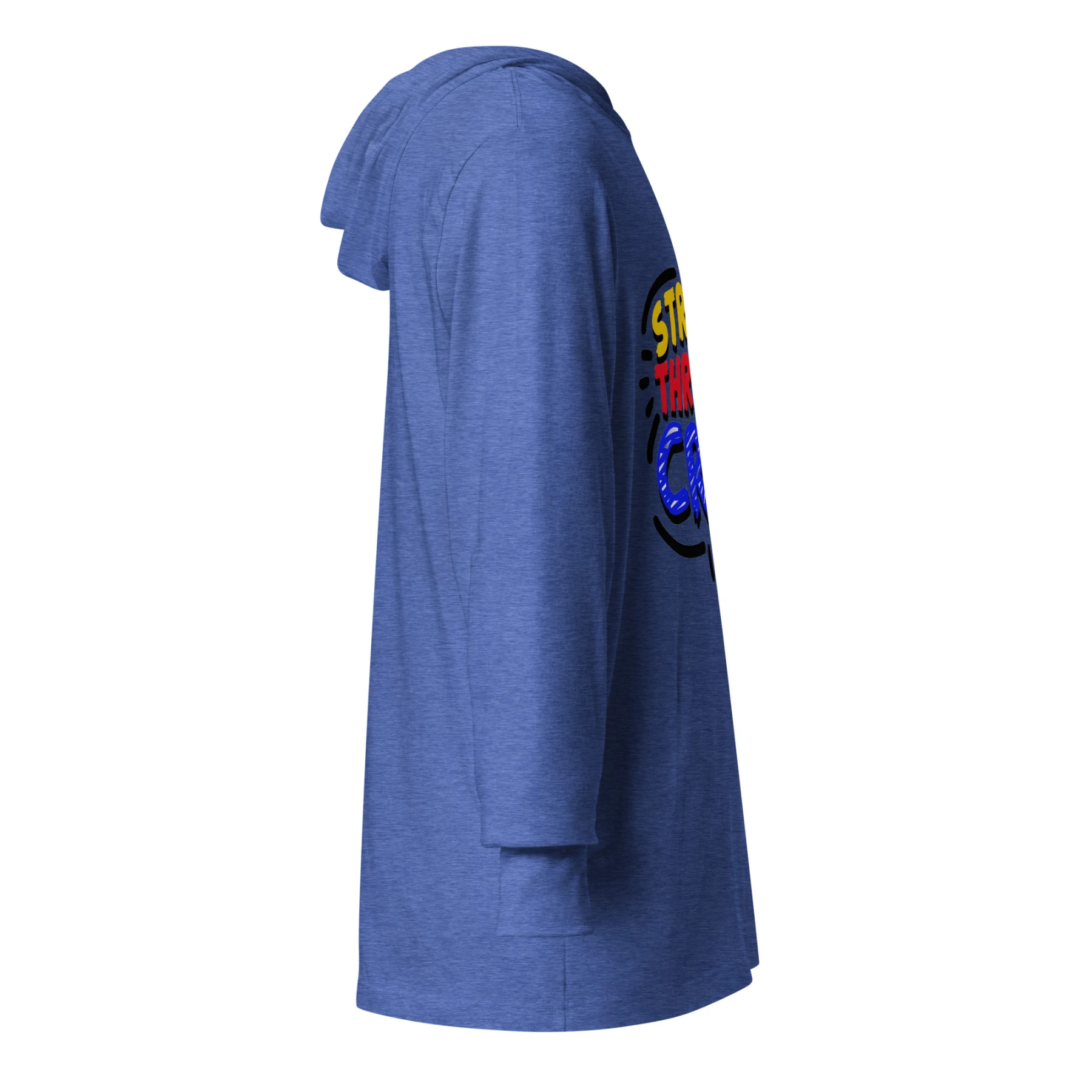 Straight Through Crew Hooded Tee for Bold Team Spirit