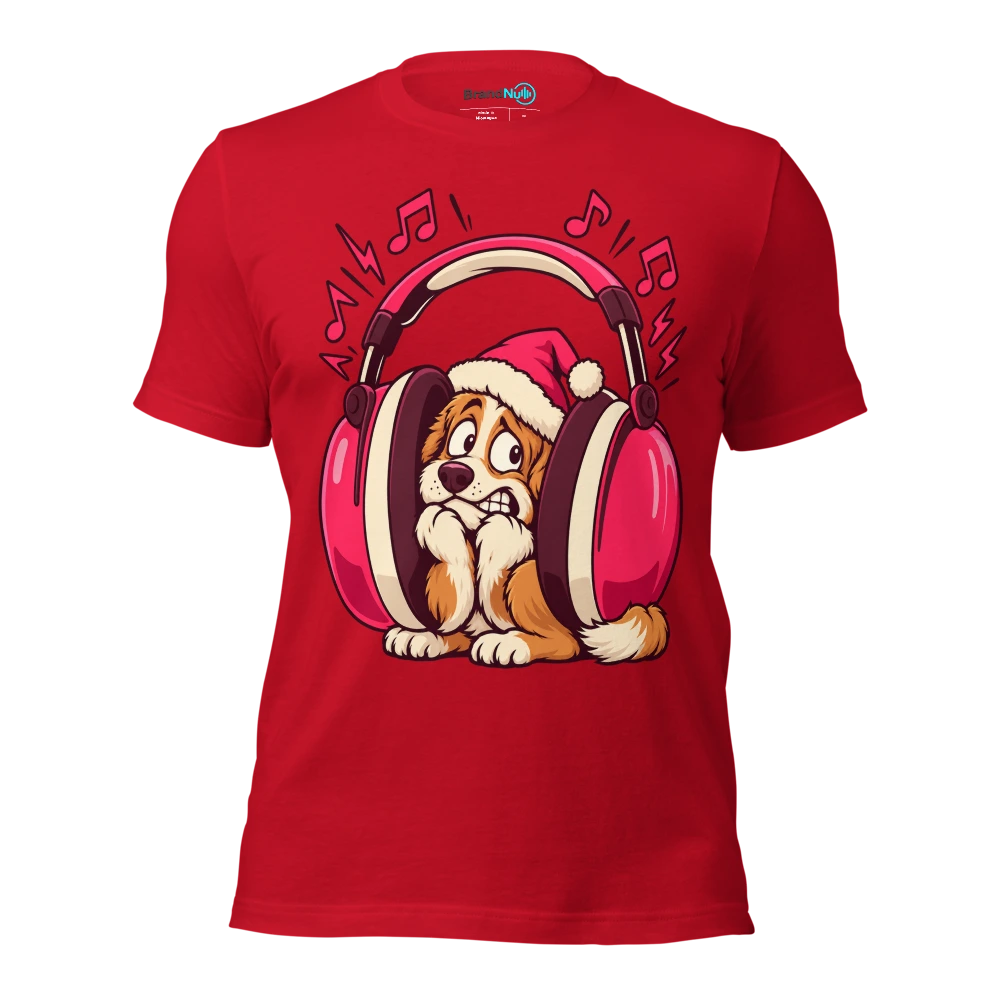 THE DOG KNOWS WHEN THE CHORUS IS COMING T Shirt Red Front