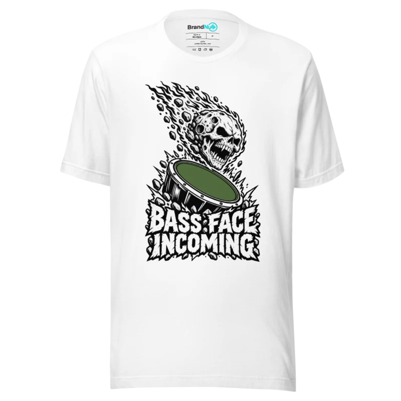 BASS FACE INCOMING T Shirt - White