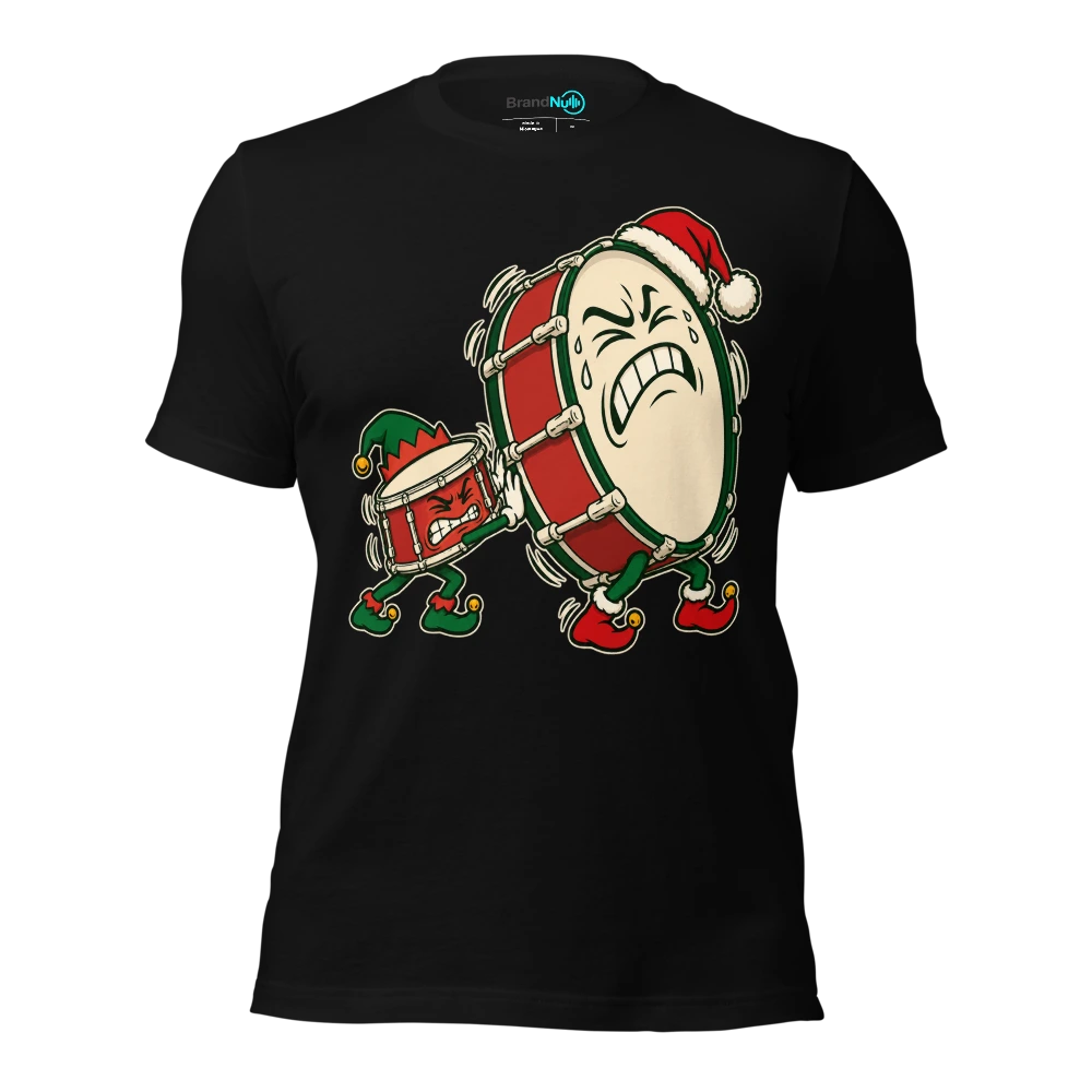 THE TOY DRUM HAS A REAL ATTITUDE T-SHIRT