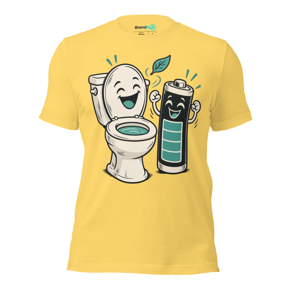 Thought I needed a BrandNu life. Turns out I needed a poo T Shirt Yellow Front