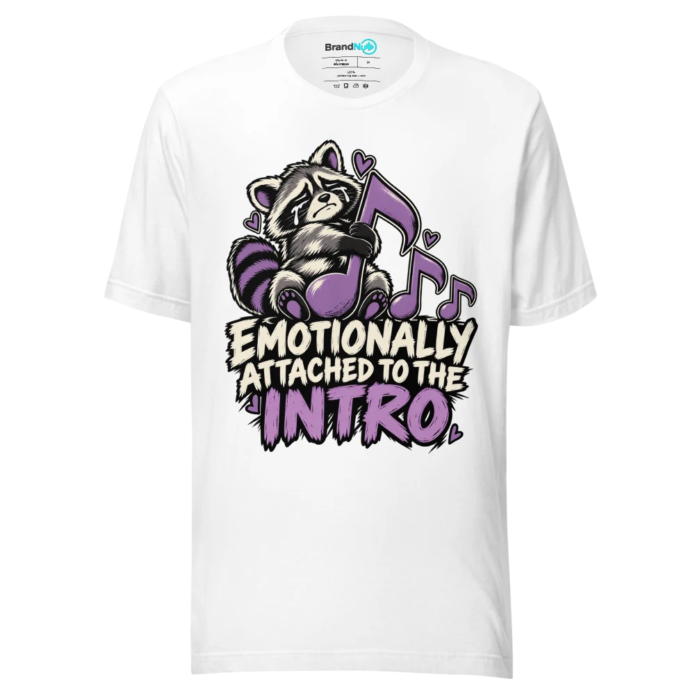 EMOTIONALLY ATTACHED TO THE INTRO T Shirt White Front