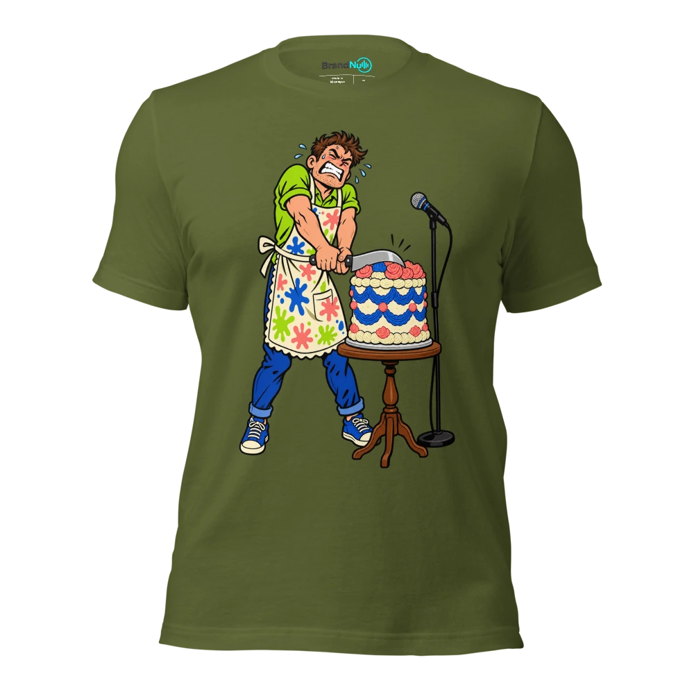 I WISH THE BAND WERE AS TIGHT AS THIS ICING T Shirt Olive Front