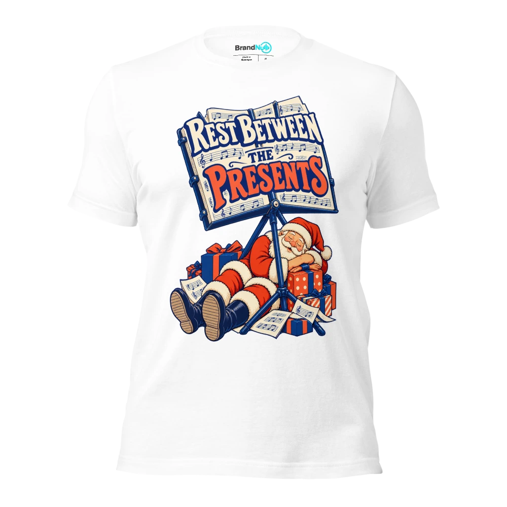 REST BETWEEN THE PRESENTS T Shirt White Front