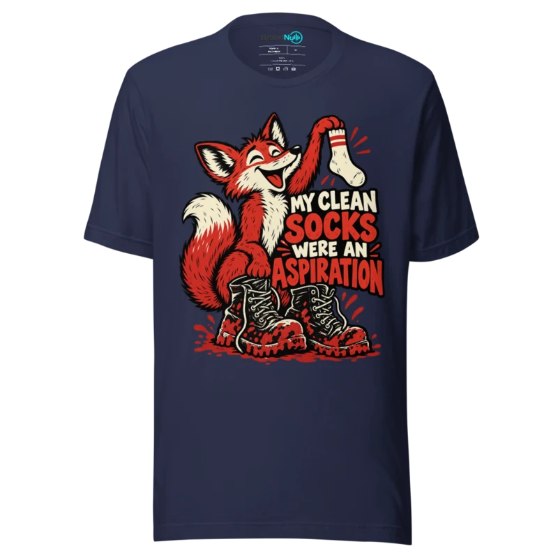 MY CLEAN SOCKS WERE AN ASPIRATION T Shirt - Navy