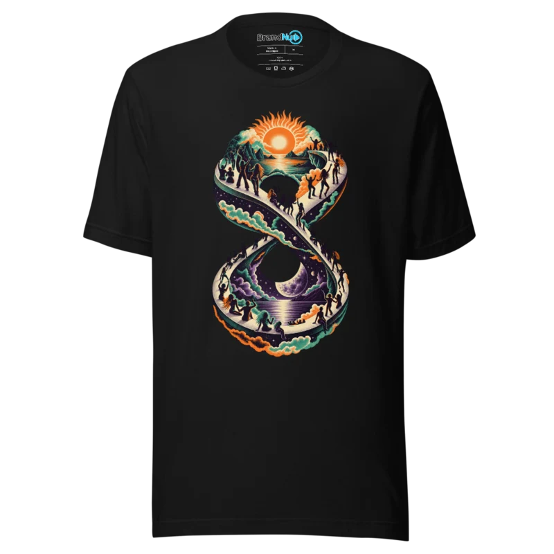 Infinite Weekend T Shirt - Black