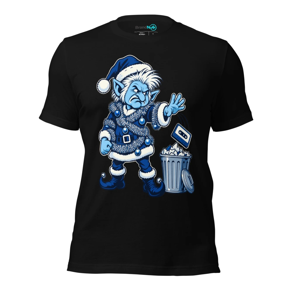 THE TINSEL TROLL HAS REJECTED THE REMIX T Shirt Black Front