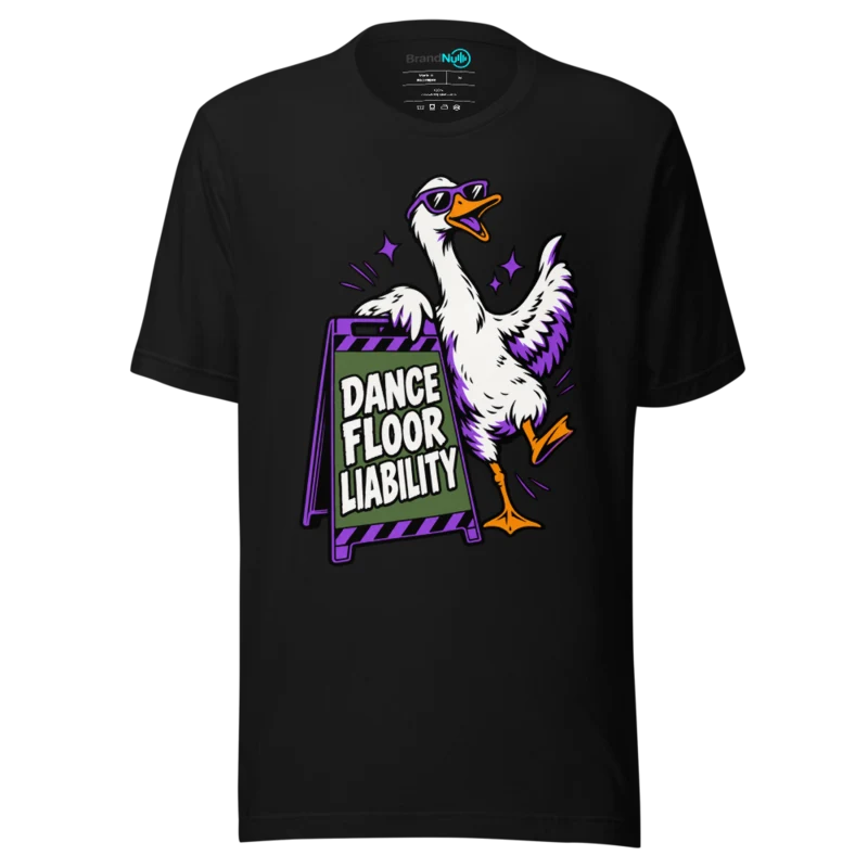 DANCE FLOOR LIABILITY T Shirt - Black