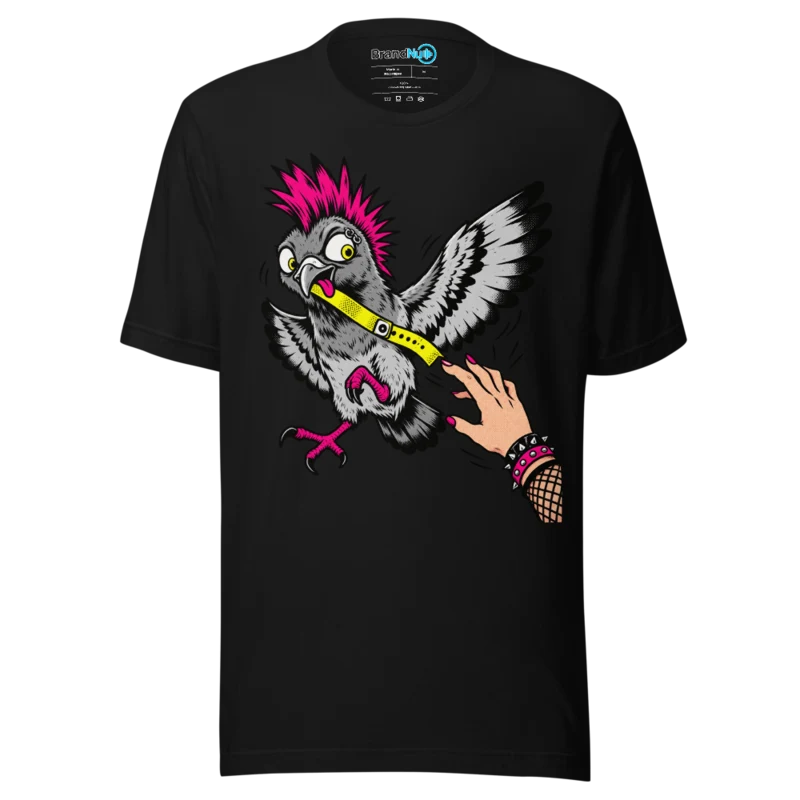 BrandNu Chaos Bird T-Shirt - Black