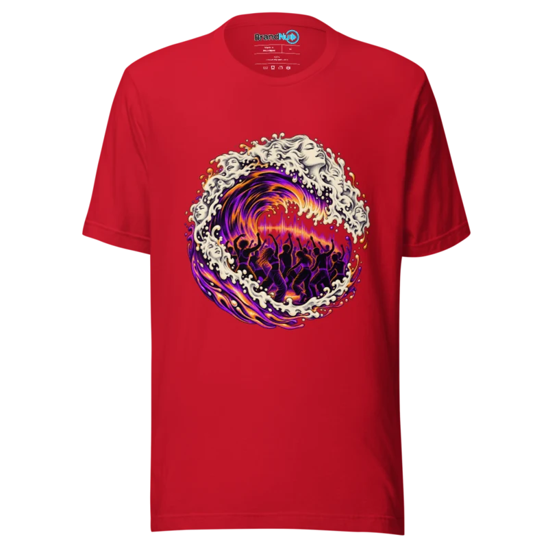 Rave Tide T Shirt - Red