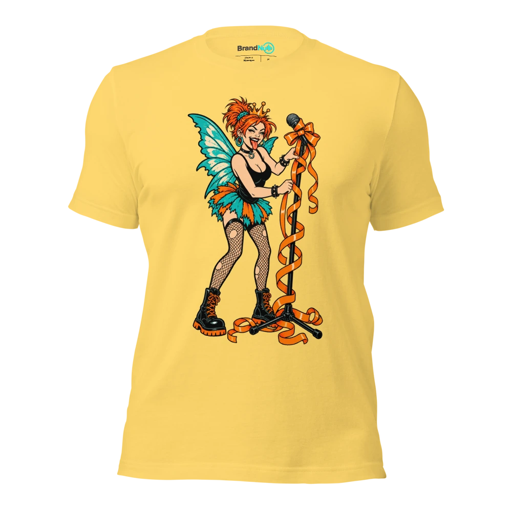 THE PARTY FAIRY HAS CANCELLED THE REHEARSAL T Shirt Yellow Front