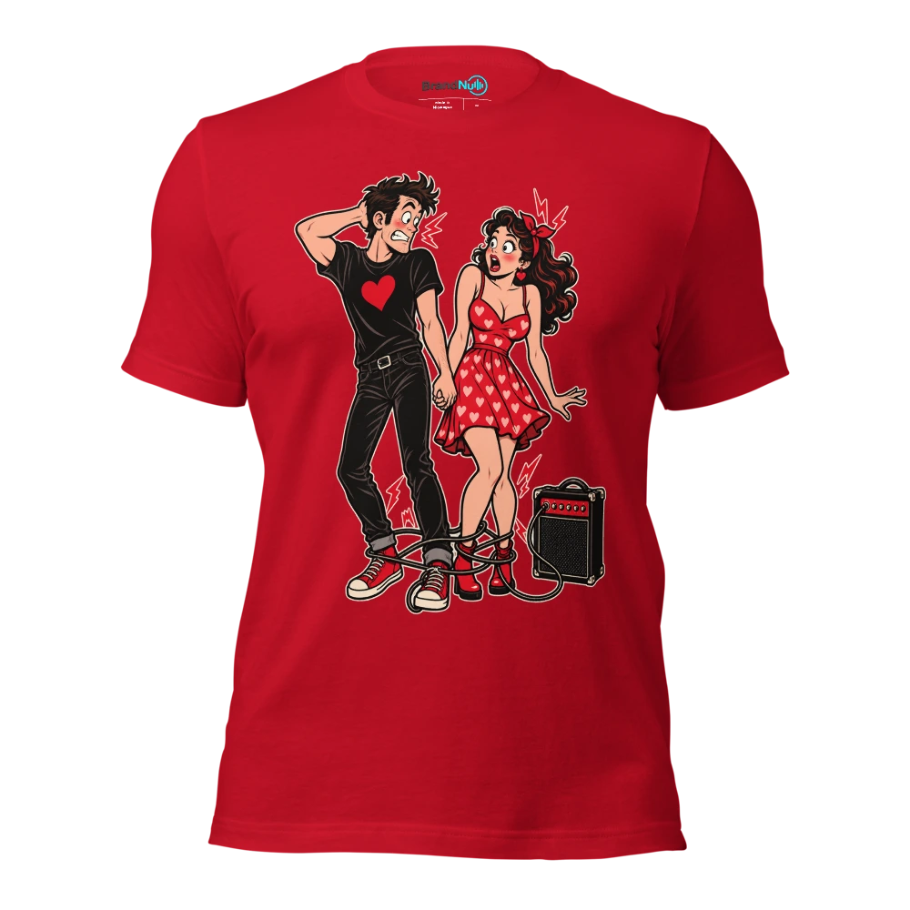 OUR CHEMISTRY HAS A GROUND LOOP T Shirt Red Front
