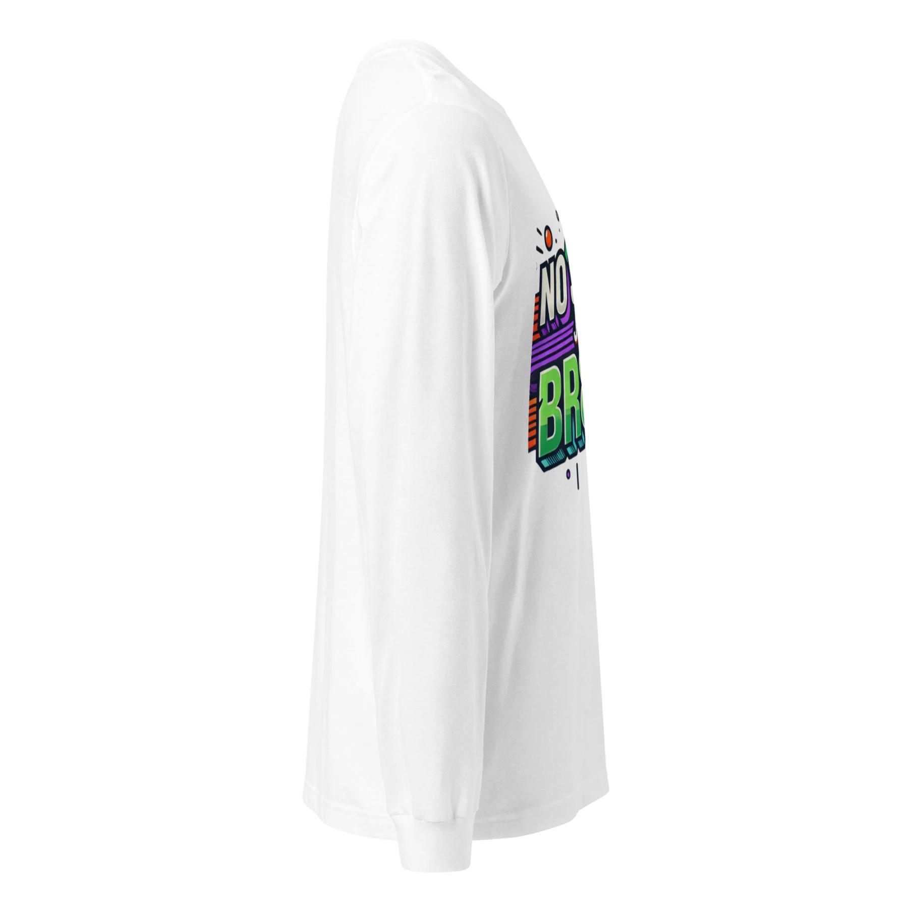 No Sleep Just BR&NU Colourful Graphic Long Sleeve Tee
