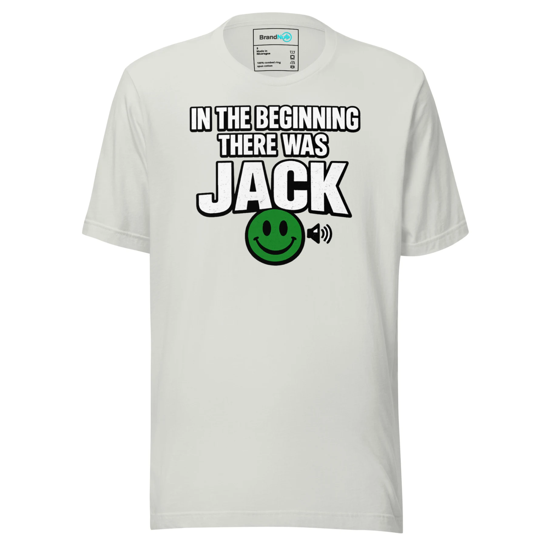 In The Beginning There Was Jack T Shirt – Minimal Icon Version