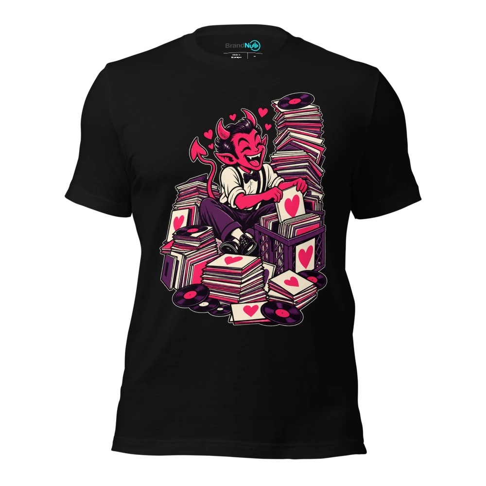 THE BREAKUP DEMON HAS A SUSPICIOUSLY GOOD LIBRARY T-SHIRT