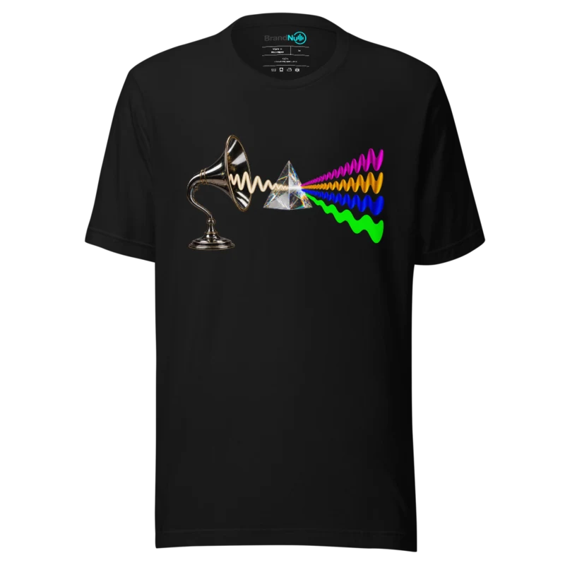 Music Prism T Shirt - Spectrum Wave Edition