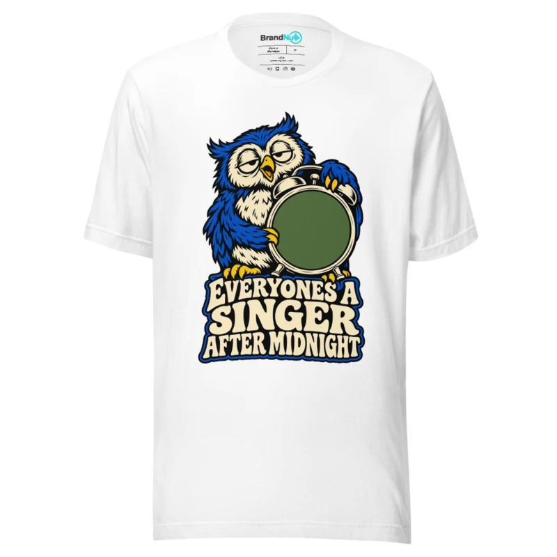 EVERYONES A SINGER AFTER MIDNIGHT T Shirt - White