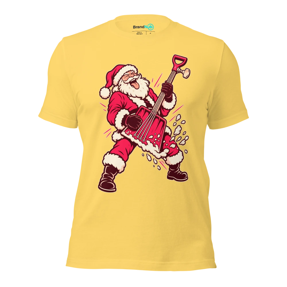 THIS SNOW SHOVEL IS A TOURING INSTRUMENT T Shirt Yellow Front