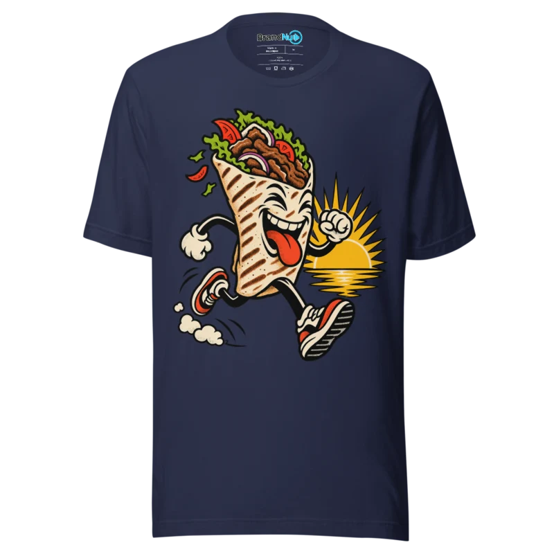 BrandNu Runaway Kebab T-Shirt - Navy