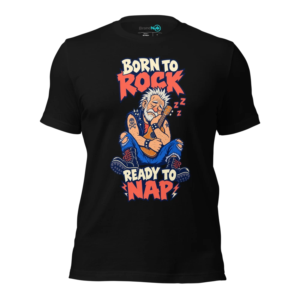 BORN TO ROCK READY TO NAP T-SHIRT