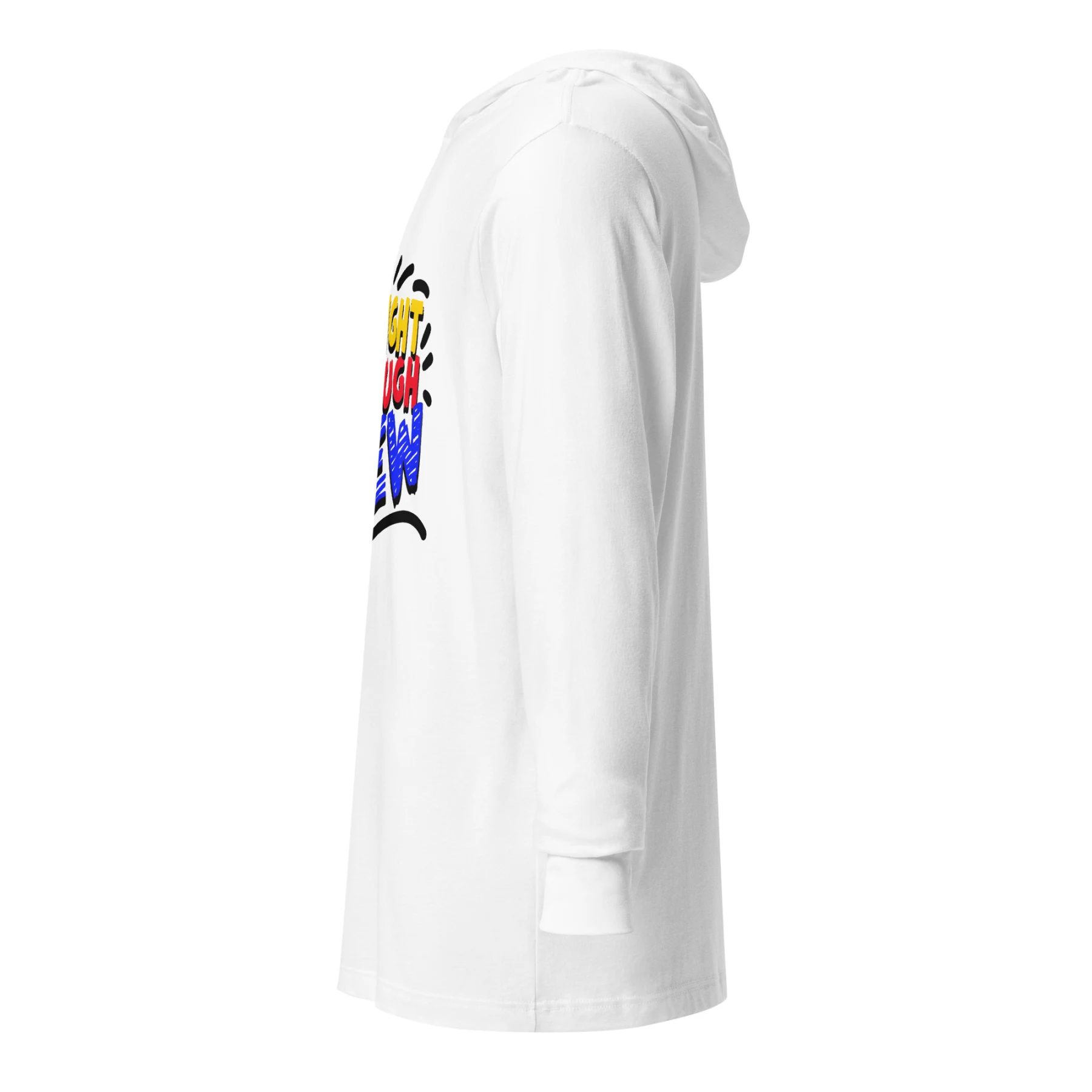 Straight Through Crew Hooded Tee for Bold Team Spirit