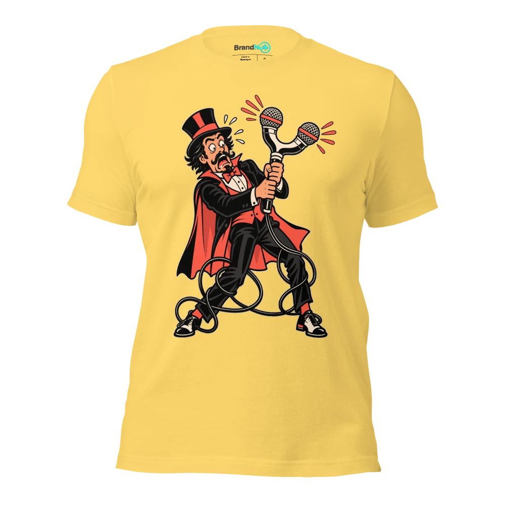 THE LOVE WIZARD HAS FORMED ANOTHER DUO T Shirt Yellow Front
