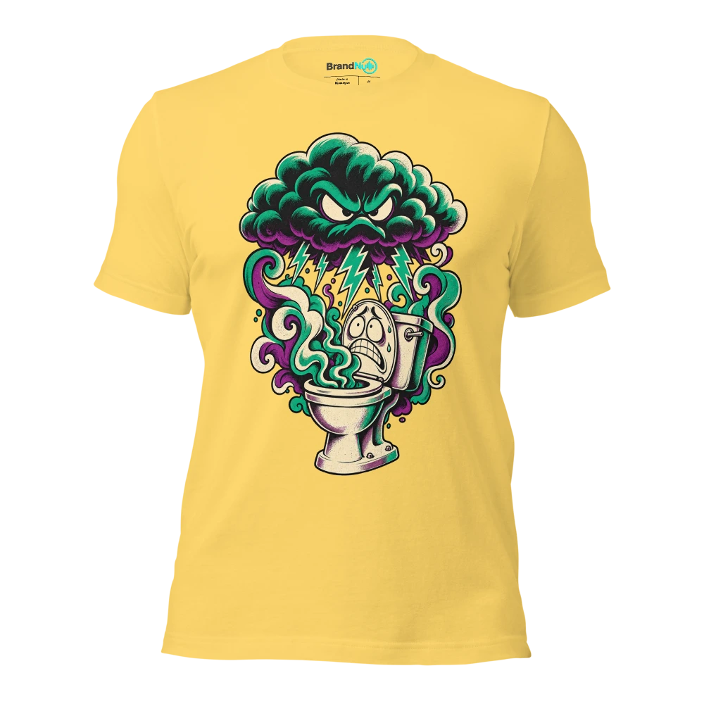 A BrandNu dawn. Same thunderous arse T Shirt Yellow Front