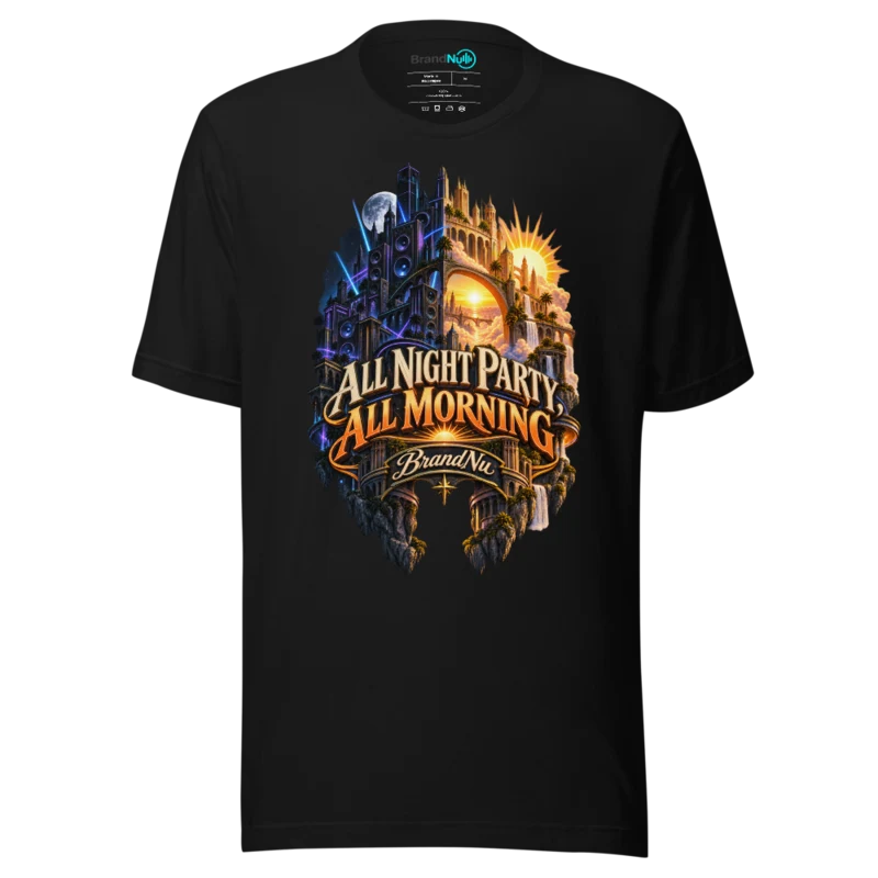 All Night Party All Morning BrandNu T Shirt - Afterhours Signal Edition