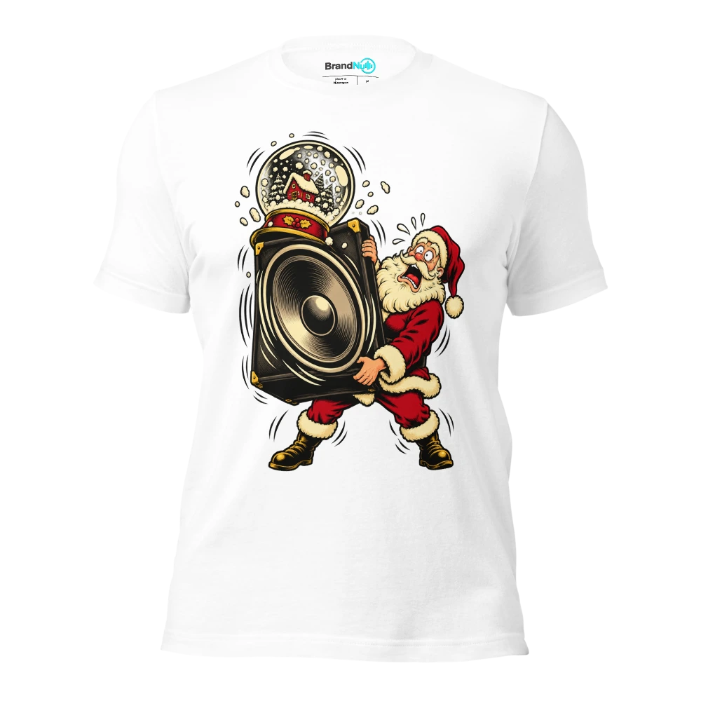 THE SNOW GLOBE HAS A NOISE COMPLAINT T Shirt White Front