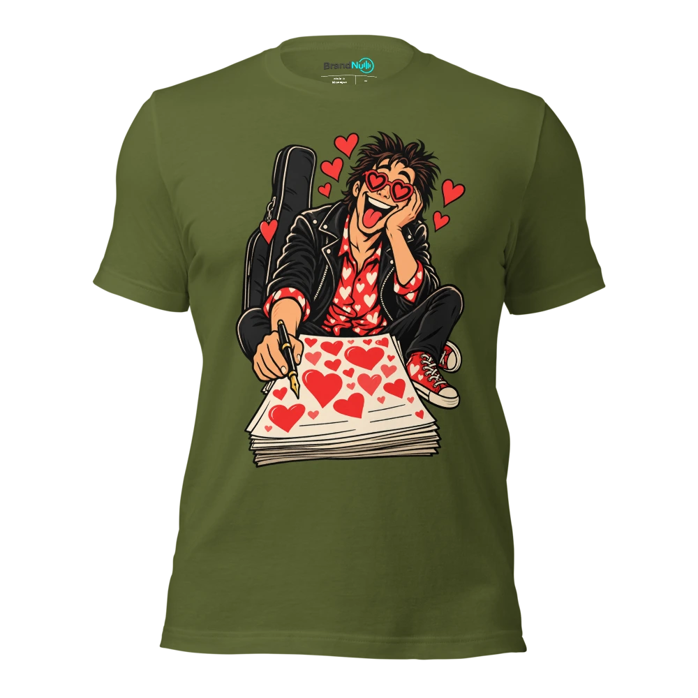 MY CONTRACT HAS MORE HEARTS THAN SIGNATURES T Shirt Olive Front