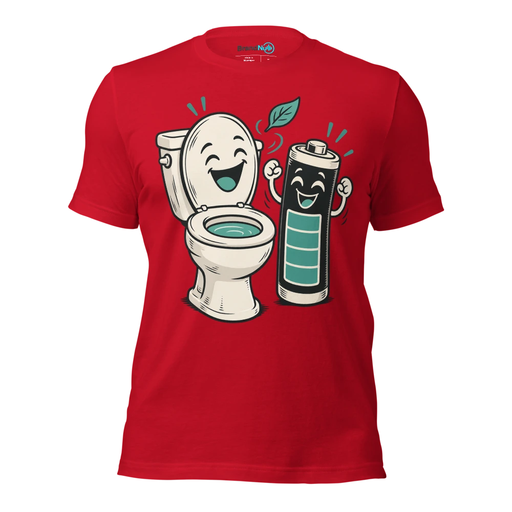 Thought I needed a BrandNu life. Turns out I needed a poo T Shirt Red Front