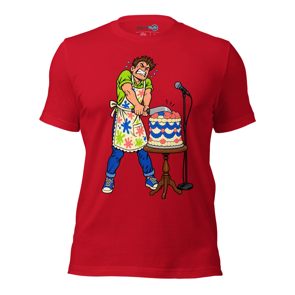 I WISH THE BAND WERE AS TIGHT AS THIS ICING T Shirt Red Front