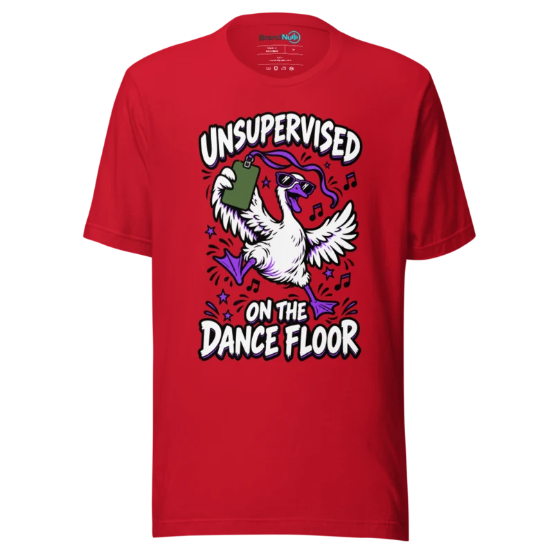 UNSUPERVISED ON THE DANCE FLOOR T Shirt - Red