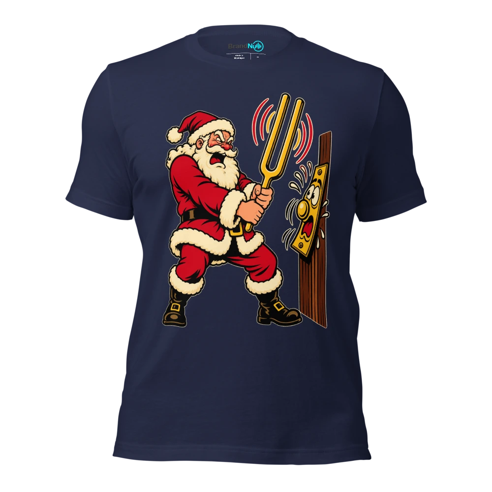 THIS DOORBELL IS IN THE WRONG KEY T Shirt Navy Front