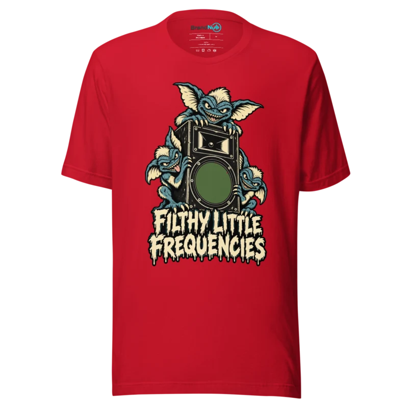 FILTHY LITTLE FREQUENCIES T Shirt - Red