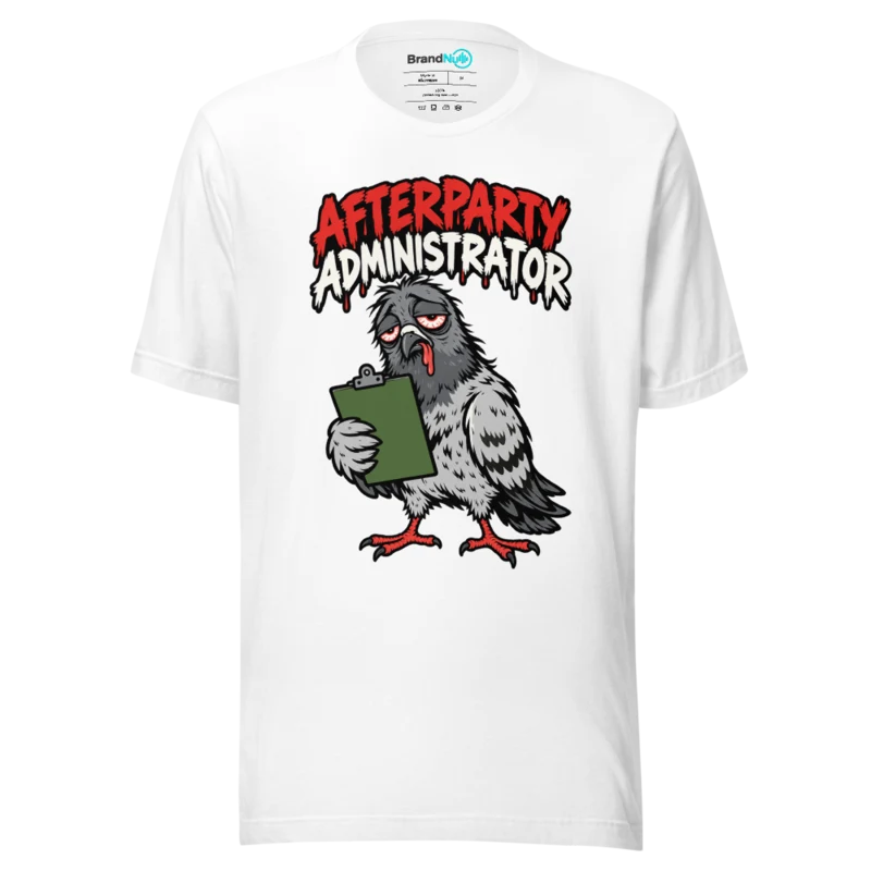 AFTERPARTY ADMINISTRATOR T Shirt - White