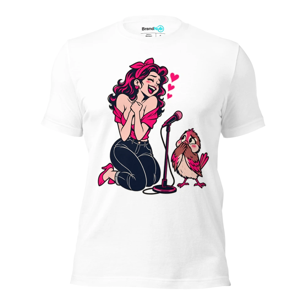 THE SPARROW HAS LEARNED MY EXES FAVOURITE CHORUS T Shirt White Front