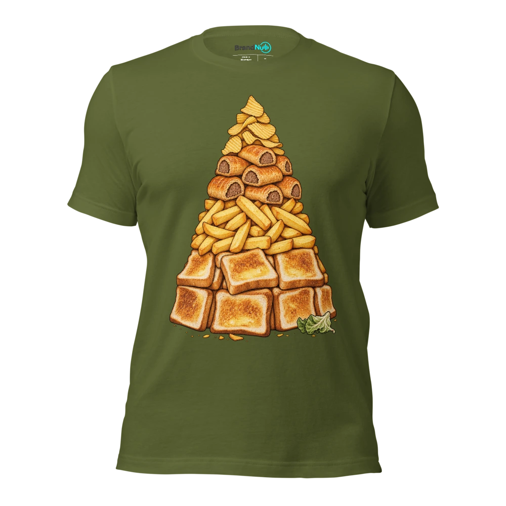 My BrandNu diet starts when the beige food runs out T Shirt Olive Front