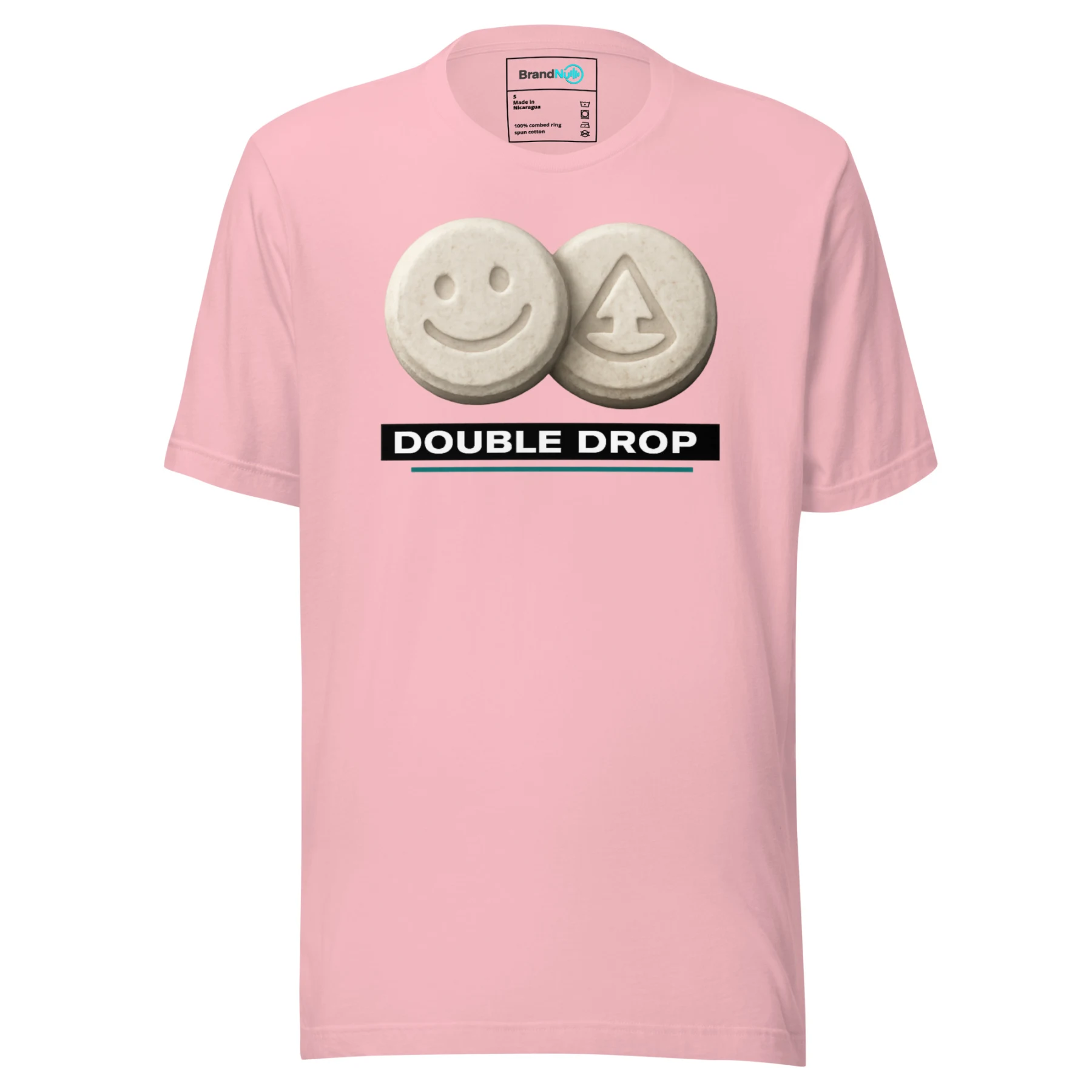 Double Drop T Shirt – Smiley Pill Rave Reference