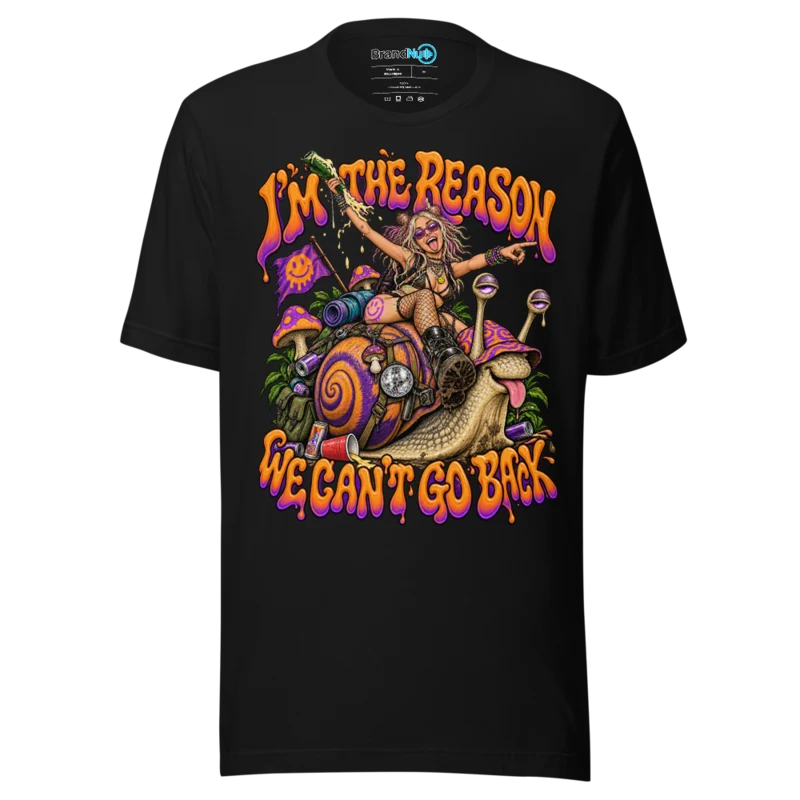 BrandNu I'm The Reason We Can't Go Back T-Shirt - Black